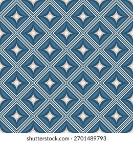 Elegante Geométrica Repetitiva Telha Padrão Decorativo Design Sem Costura Superfície