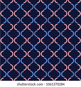Elegant geometric royal seamless texture, simple and elegant geometric design