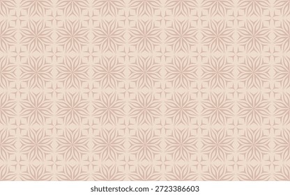 elegante padrão contínuo geométrico.  Fundo bege de linhas onduladas entrelaçadas. design moderno minimalista ou inspirado Art Deco para decoração interior, papelaria de embalagem