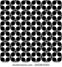 Elegant Geometric Seamless Pattern in black and White. This decorative Design is perfect for backgrounds, wallpapers, textile prints, web elements, and packaging. It is available as an EPS file.