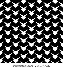 Elegant Geometric Seamless Pattern in black and White. This decorative Design is perfect for backgrounds, wallpapers, textile prints, web elements, and packaging. It is available as an EPS file.