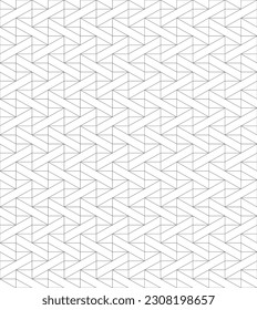 Elegant geometric seamless pattern. Stylish triangular grid texture.