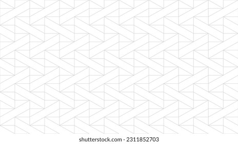 Elegant geometric seamless pattern. Stylish triangular grid texture.