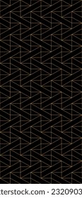 Elegant geometric seamless pattern. Stylish triangular grid texture.