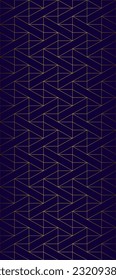 Elegante patrón geométrico sin costuras. Textura de cuadrícula triangular elegante.