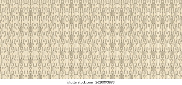 Elegant geometric seamless pattern.  Subtle beige and olive tones create a sophisticated, repeating design ideal for backgrounds, textiles, and website design.