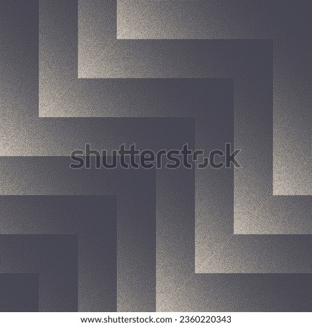 Elegant Geometric Seamless Pattern Trend Vector Dotwork Abstract Background. Layered 3D Structure Graphic Abstraction Textile Print For Clothes Linen Sportswear. Repetitive Half Tone Art Illustration Stock foto © 