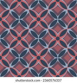 Elegantes geometrisches nahtloses Muster. Vektorgrafik für Druck, Stoff, Deckel, Verpackung, Inneneinrichtung, Blog-Dekoration und andere Ihre Projekte.