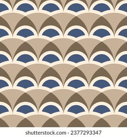 Elegant geometric seamless pattern. Vector illustration for print, fabric, cover, packaging, interior decor, blog decoration and other your projects.

