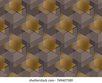 Elegant geometric style seamless pattern vector illustration. Concept geometric tile background for luxury man surface print and web design, background, fabric. 