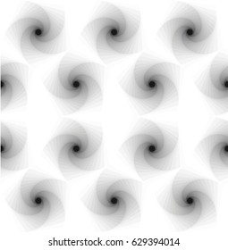 Elegant geometry. Seamless pattern of geometric shapes on a white background. Lines Vector.
