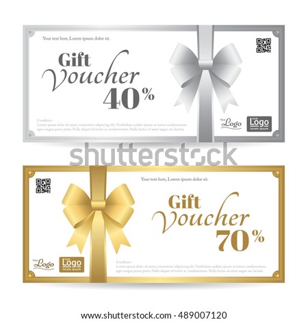 elegant gift card gift voucher template stock vector royalty free gift card voucher template
