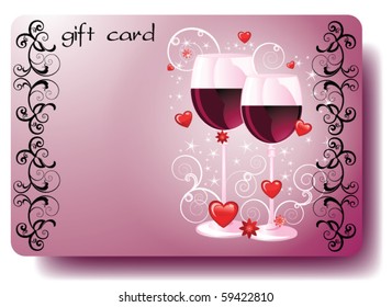 elegant gift card,eps10 format