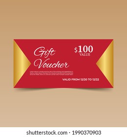 elegant gift voucher design template