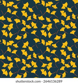 Elegante Ginkgo Folha Padrão sem emenda com estética botânica natural

Padrão sem costura com folhas elegantes de ginkgo em um estilo natural e botânico. Ideal para design de tecido, papelaria, papel de parede