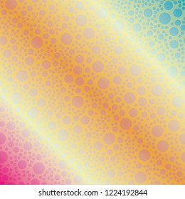 Elegant glamorous magian abstract background multicolor circle geometric.