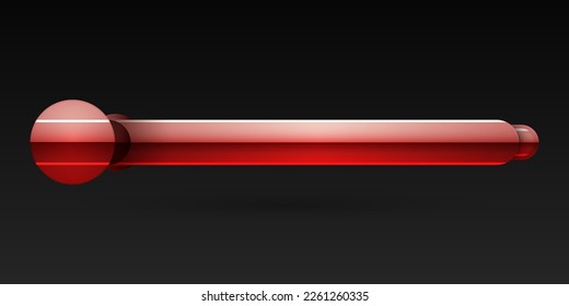 Elegante banner de título rojo brillante de tercera pantalla inferior para transmisión y transmisión de video