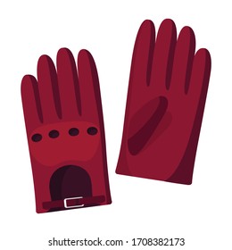 Elegant glove vector icon.Cartoon vector icon isolated on white background elegant glove.