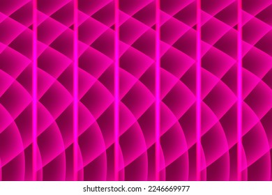 Elegant glow vector pattern. Floral seamless background