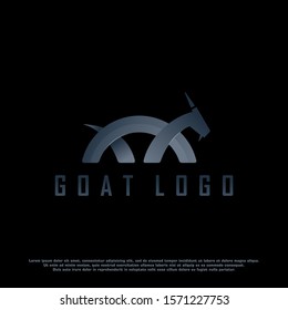 Elegant Goat Logo Design. Vector Illustration.
