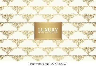 elegant gold abstract line pattern