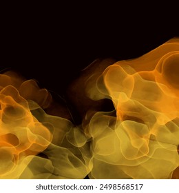 Elegant gold and black hand painted alcohol ink background 