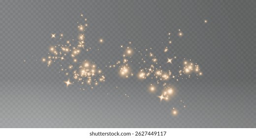 Elegant Gold Confetti Background — Luxury transparent Vector Design for Holiday Invitations, Christmas Cards, Celebrations, and Festive Night Event Themes