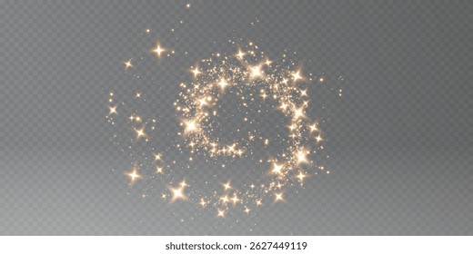Elegant Gold Confetti Background — Luxury transparent Vector Design for Holiday Invitations, Christmas Cards, Celebrations, and Festive Night Event Themes