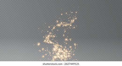 Elegant Gold Confetti Background — Luxury transparent Vector Design for Holiday Invitations, Christmas Cards, Celebrations, and Festive Night Event Themes