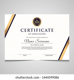 elegant gold diploma certificate template. Use for print, certificate, diploma, graduation