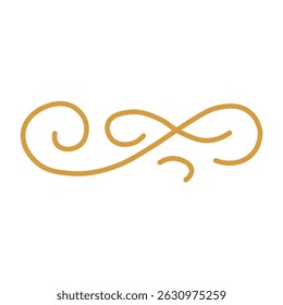 Elegant Gold Divider Ornament Ellement