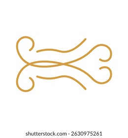 Elegant Gold Divider Ornament Ellement