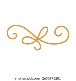 Elegant Gold Divider Ornament Ellement