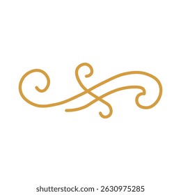 Elegant Gold Divider Ornament Ellement