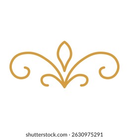 Elegant Gold Divider Ornament Ellement