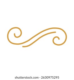 Elegant Gold Divider Ornament Ellement