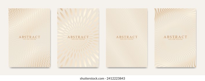 Elegante colección de fondo abstracto de oro fleckeado. Para publicidad en redes sociales, folletos de invitación, etc.