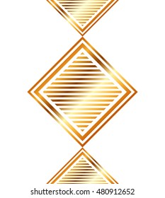 elegant gold frame style vector illustration design