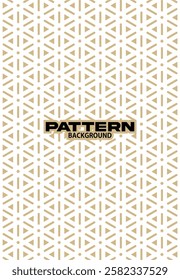 Elegant Gold Geometric Pattern Background. Luxury Gold Geometric Textile Design