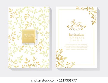 Elegant Gold Invitation