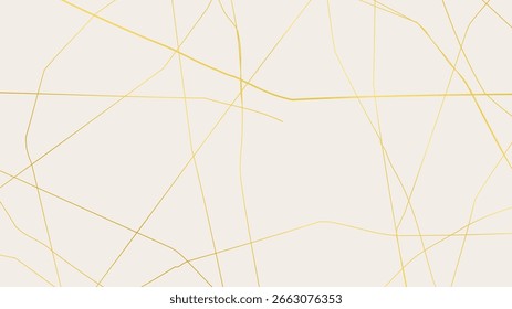 Elegante patrón de grietas Kintsugi dorado sobre fondo blanquecino. Textura de grietas doradas que se asemejan al mármol roto. Ideal para tarjetas de boda, carteles y Plantillas de diseño de lujo. Ilustración vectorial