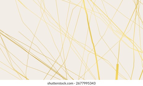 Elegante patrón de grietas Kintsugi dorado sobre fondo blanquecino. Textura de grietas doradas que se asemejan al mármol roto. Ideal para tarjetas de boda, carteles y Plantillas de diseño de lujo. Ilustración vectorial