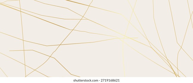 Elegante patrón de grietas Kintsugi dorado sobre fondo blanquecino. Textura de grietas doradas que se asemejan al mármol roto. Ideal para tarjetas de boda, carteles y Plantillas de diseño de lujo. Ilustración vectorial