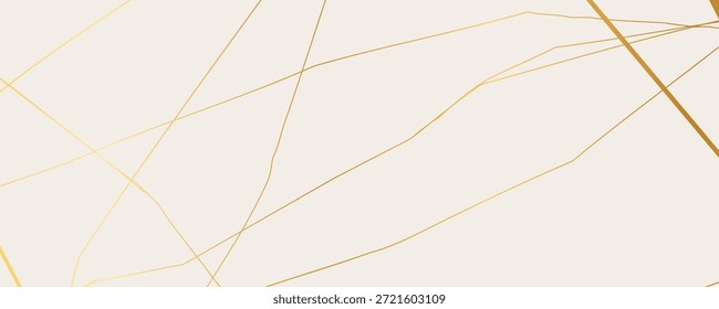 Elegante patrón de grietas Kintsugi dorado sobre fondo blanquecino. Textura de grietas doradas que se asemejan al mármol roto. Ideal para tarjetas de boda, carteles y Plantillas de diseño de lujo. Ilustración vectorial