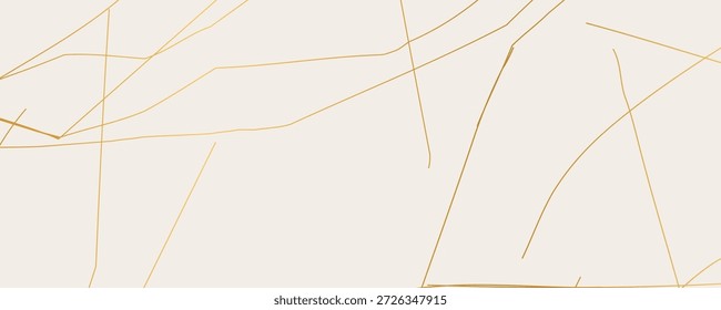 Elegante patrón de grietas Kintsugi dorado sobre fondo blanquecino. Textura de grietas doradas que se asemejan al mármol roto. Ideal para tarjetas de boda, carteles y Plantillas de diseño de lujo. Ilustración vectorial