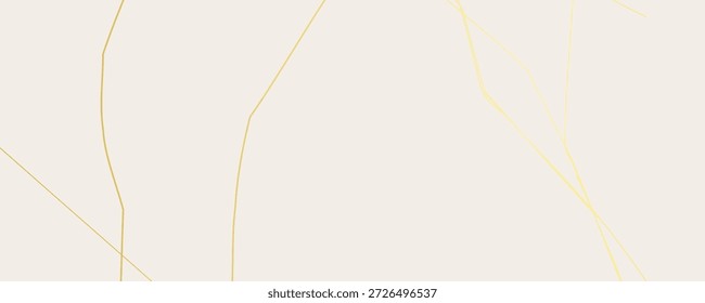 Elegante patrón de grietas Kintsugi dorado sobre fondo blanquecino. Textura de grietas doradas que se asemejan al mármol roto. Ideal para tarjetas de boda, carteles y Plantillas de diseño de lujo. Ilustración vectorial