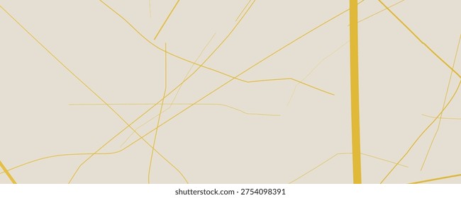 Elegant gold Kintsugi crack pattern on whitish background. Texture of golden cracks resembling broken marble. Ideal for wedding cards, posters, and luxury design templates. Vector illustration