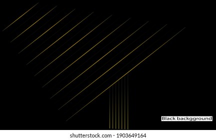 Elegant gold line background with distance for banners, social media backgrounds, business cards, wallpapers

