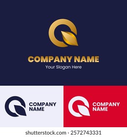 Elegant Gold Luxury Monogram Logo Design Concept from Letter G