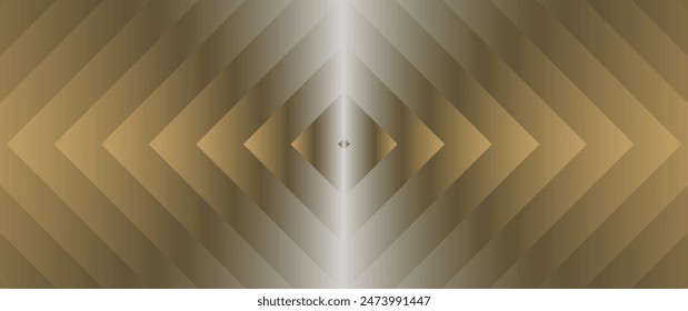 Elegante fondo de Arte vectorial dorado con patrón geométrico y gradiente dorado. Ilustración de lujo 3d para tarjetas, invitación, póster, tarjeta de boda, invitación de lujo, vale prestigioso. Plantilla de Premium.